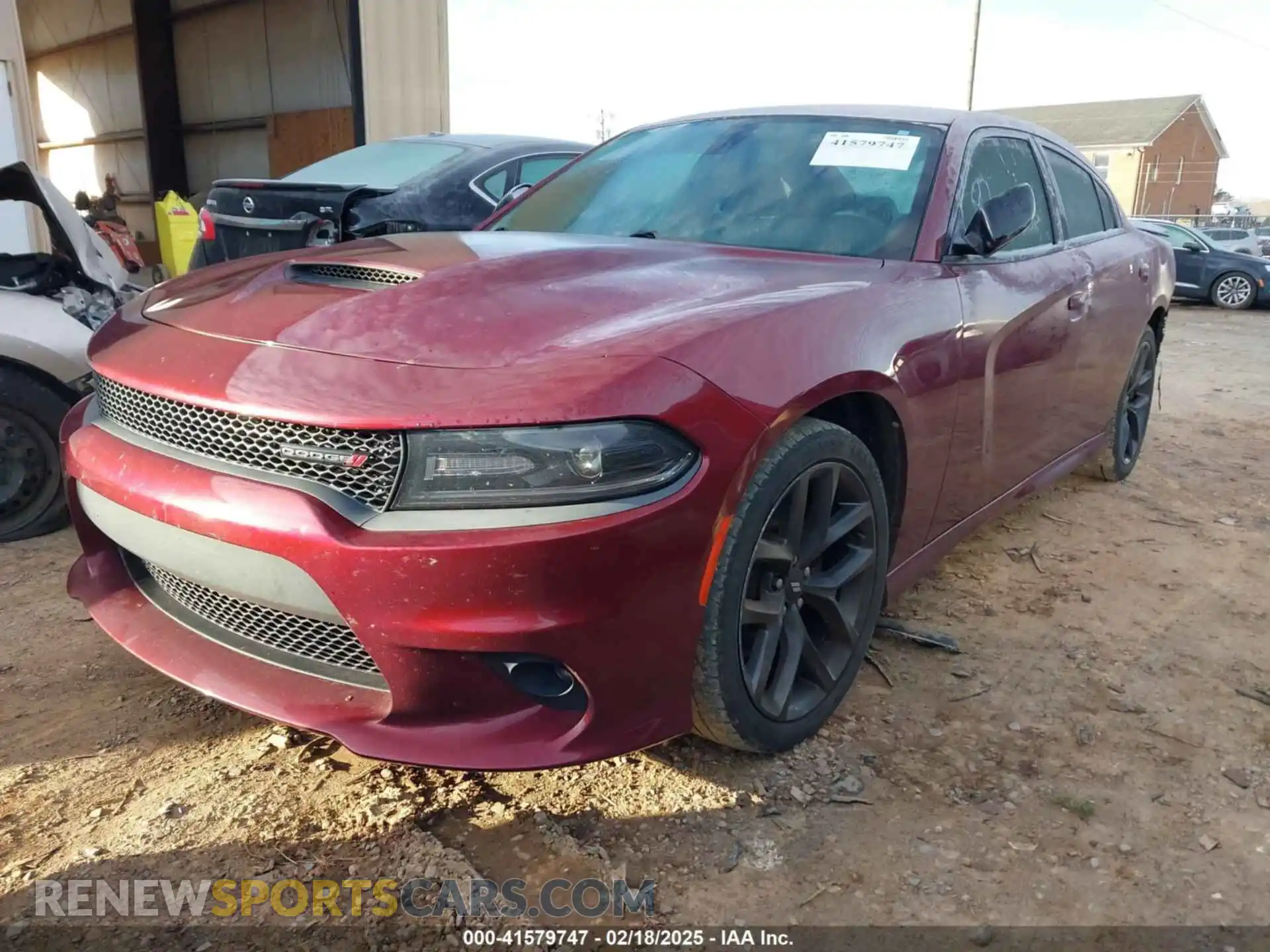 2 Photograph of a damaged car 2C3CDXHG8KH544857 DODGE CHARGER 2019