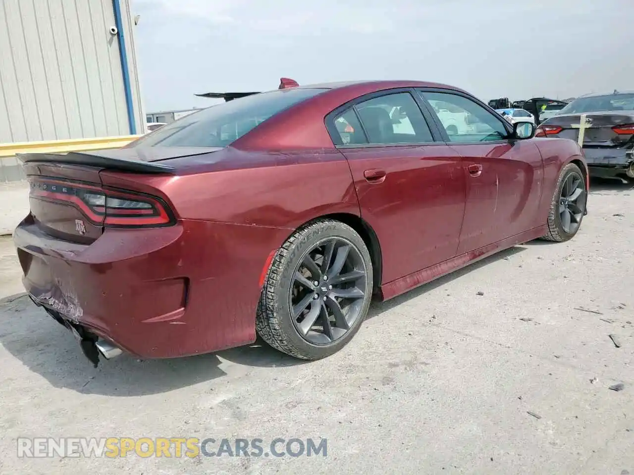 3 Photograph of a damaged car 2C3CDXHG8KH597557 DODGE CHARGER 2019