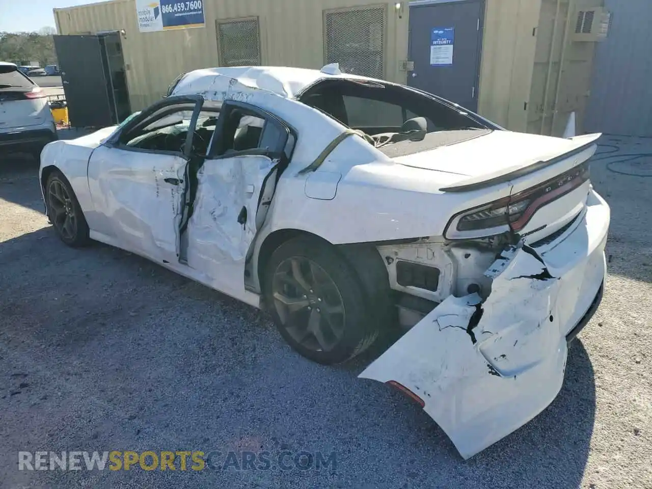 2 Photograph of a damaged car 2C3CDXHG8KH740510 DODGE CHARGER 2019