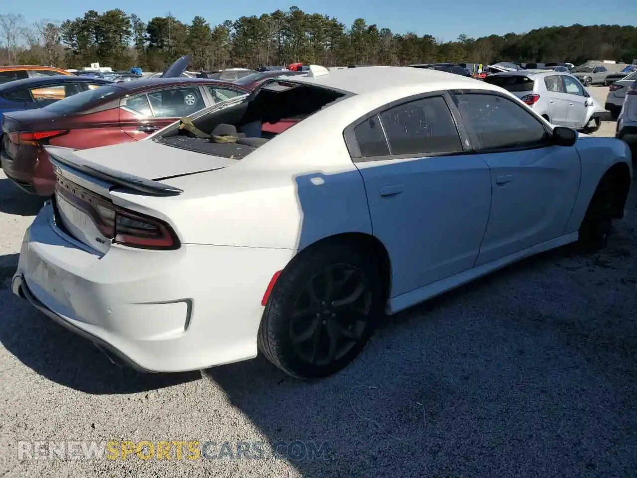 3 Photograph of a damaged car 2C3CDXHG8KH740510 DODGE CHARGER 2019