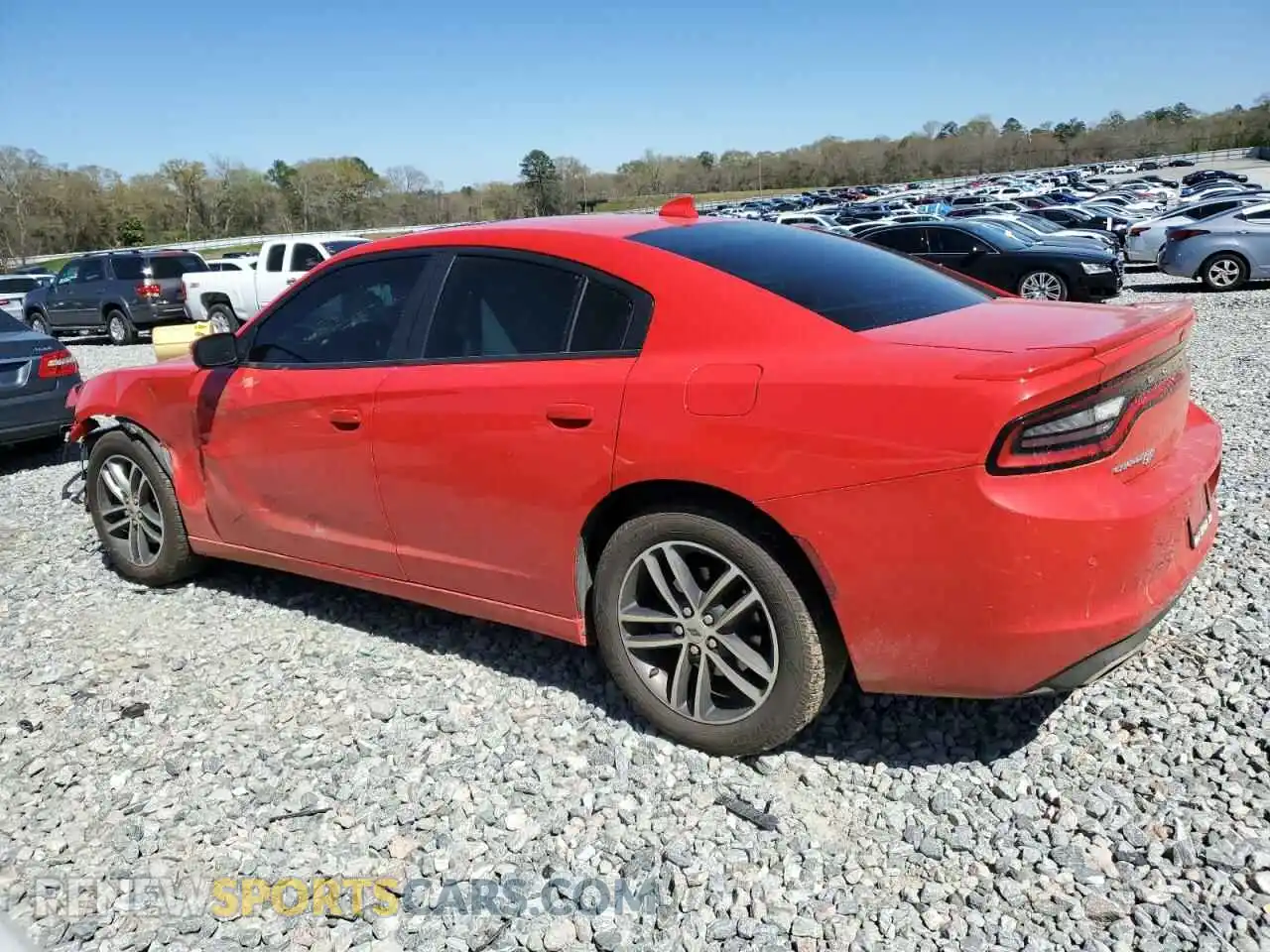 2 Photograph of a damaged car 2C3CDXJG9KH675810 DODGE CHARGER 2019