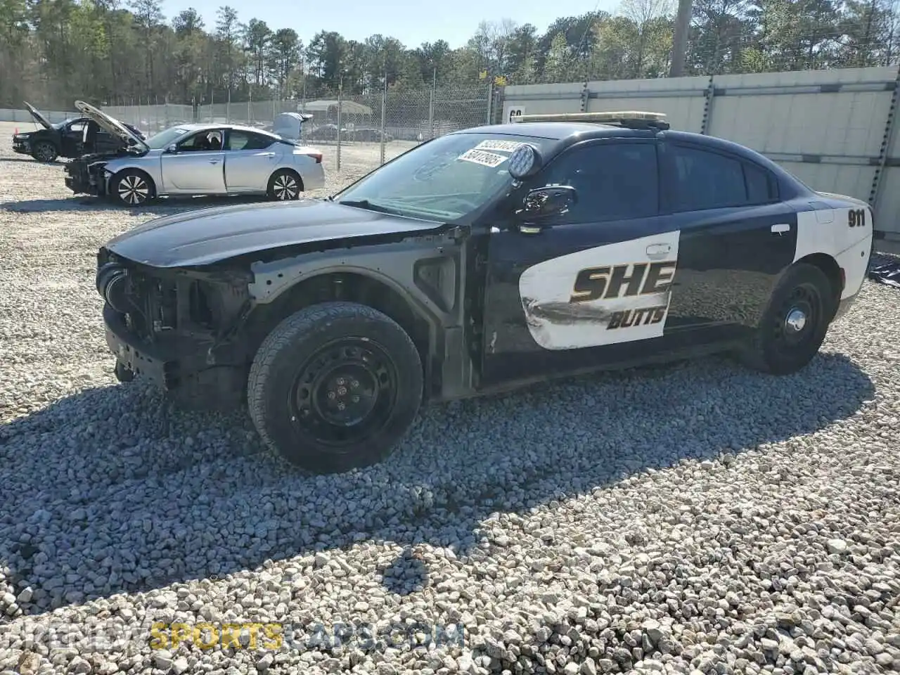 1 Photograph of a damaged car 2C3CDXKT3KH743076 DODGE CHARGER 2019