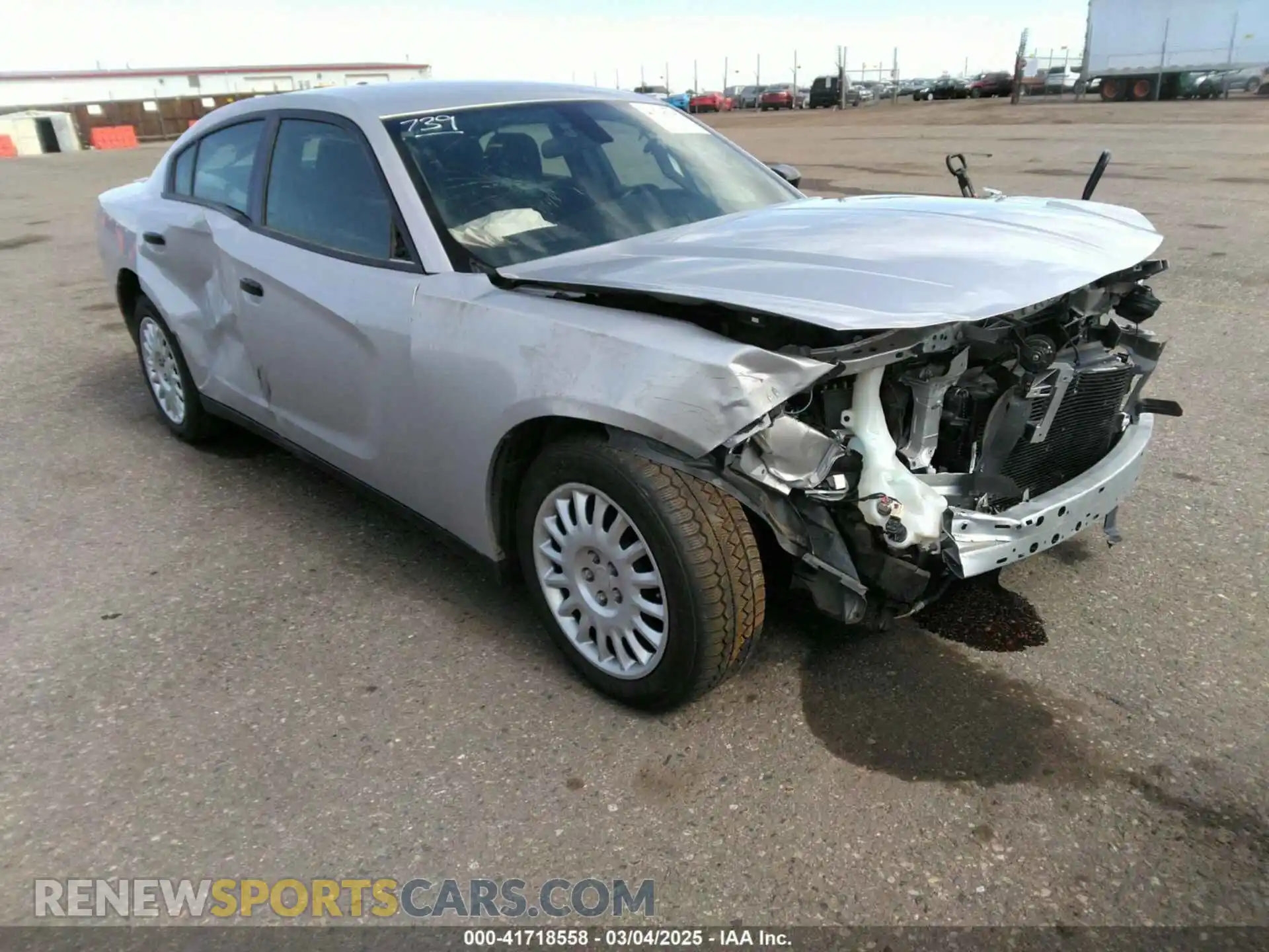 1 Photograph of a damaged car 2C3CDXKT6KH647880 DODGE CHARGER 2019