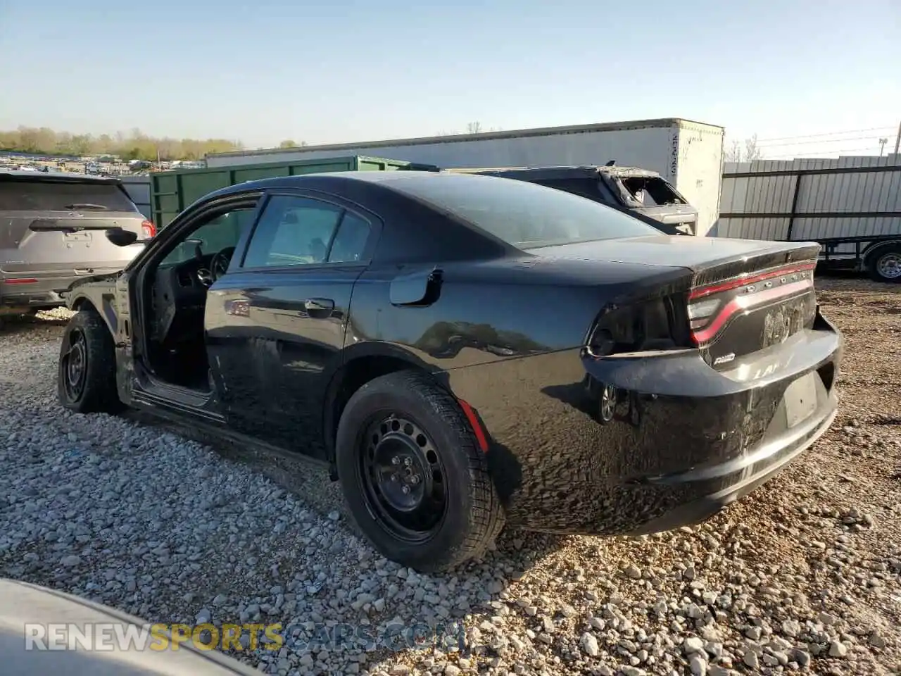 2 Photograph of a damaged car 2C3CDXKTXKH582032 DODGE CHARGER 2019