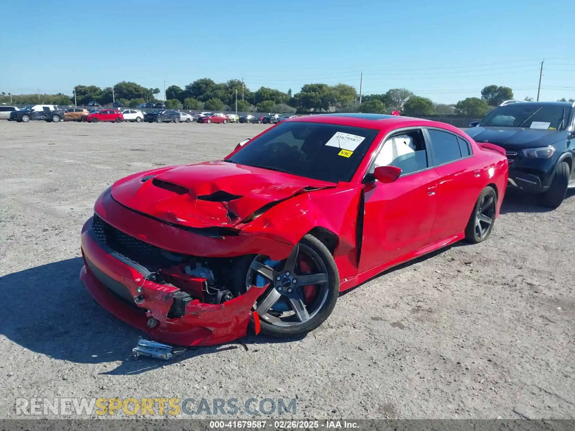 2 Photograph of a damaged car 2C3CDXL90KH635808 DODGE CHARGER 2019