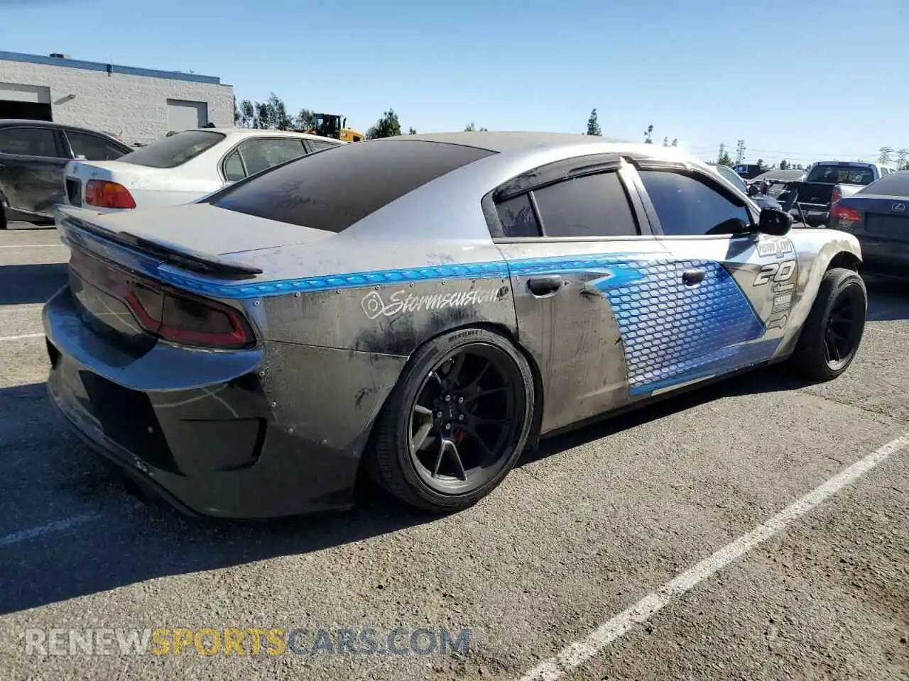 3 Photograph of a damaged car 2C3CDXL92KH692818 DODGE CHARGER 2019