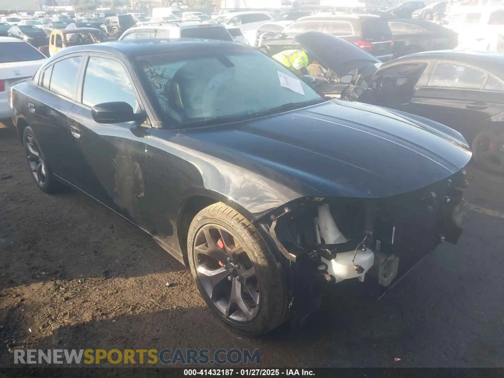 1 Photograph of a damaged car 2C3CDXBG0LH123712 DODGE CHARGER 2020