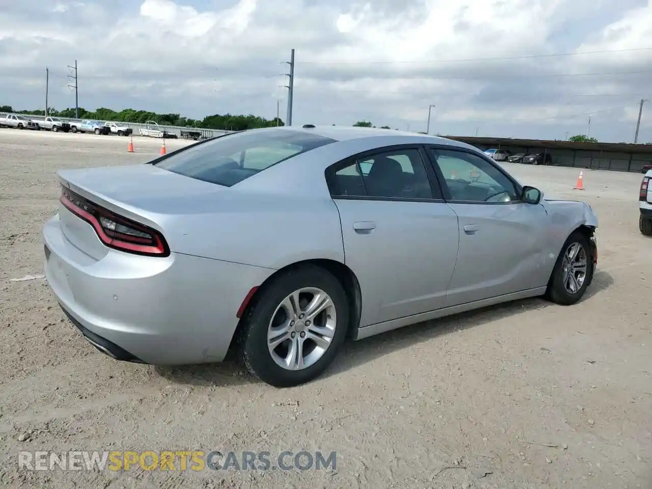 3 Photograph of a damaged car 2C3CDXBG1LH124156 DODGE CHARGER 2020
