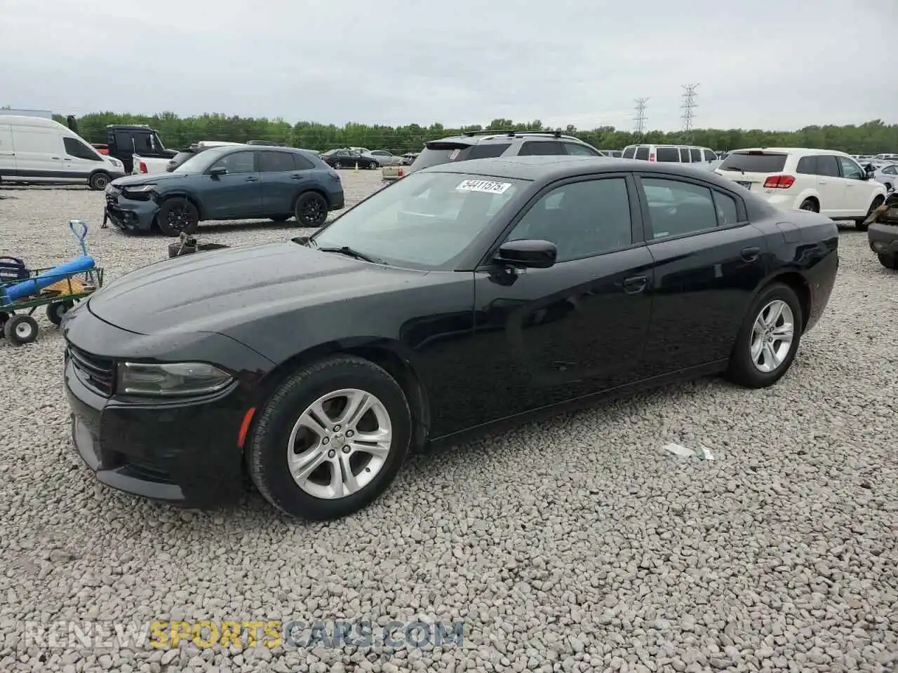 1 Photograph of a damaged car 2C3CDXBG1LH144326 DODGE CHARGER 2020