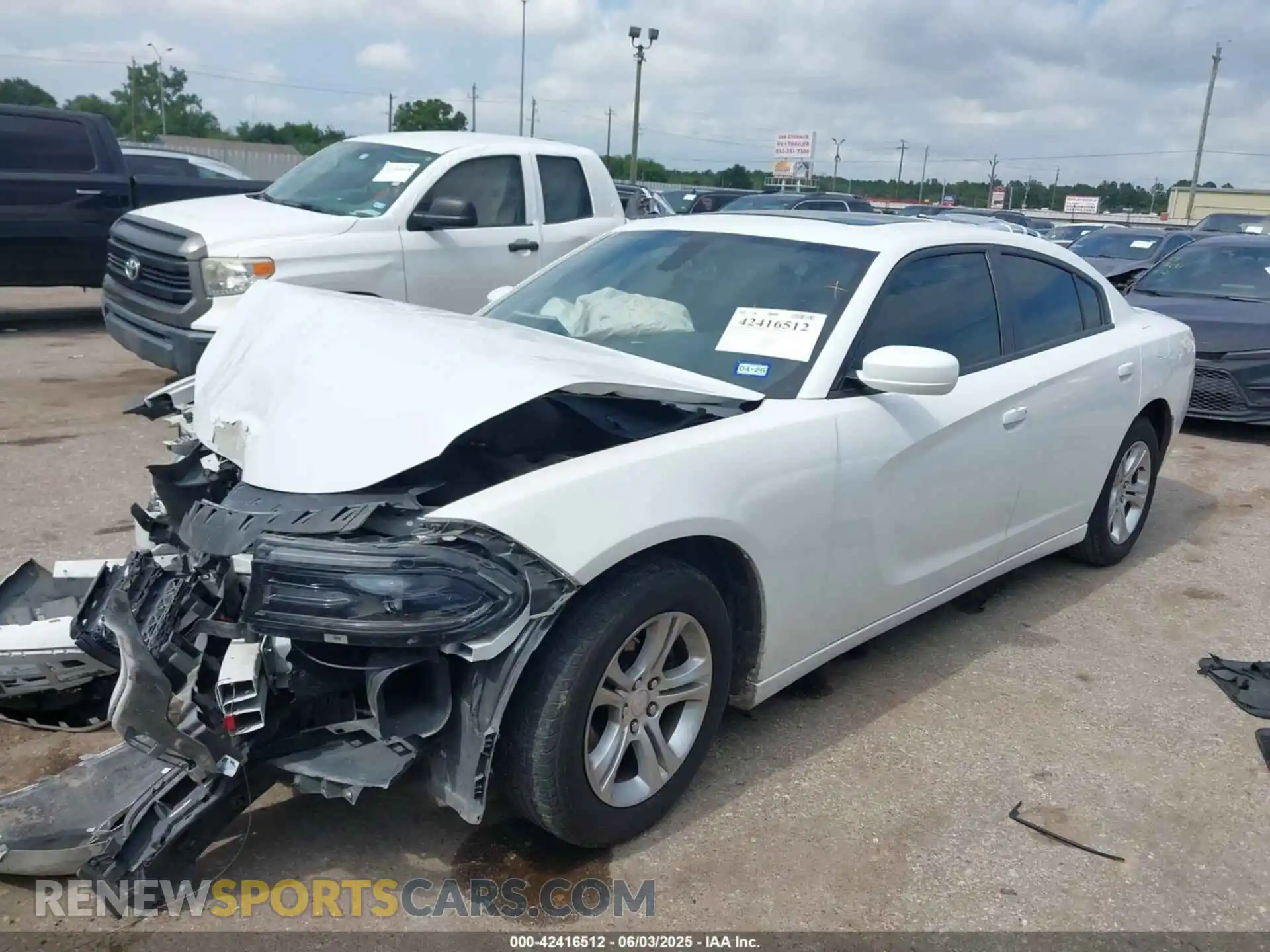 2 Photograph of a damaged car 2C3CDXBG2LH204064 DODGE CHARGER 2020