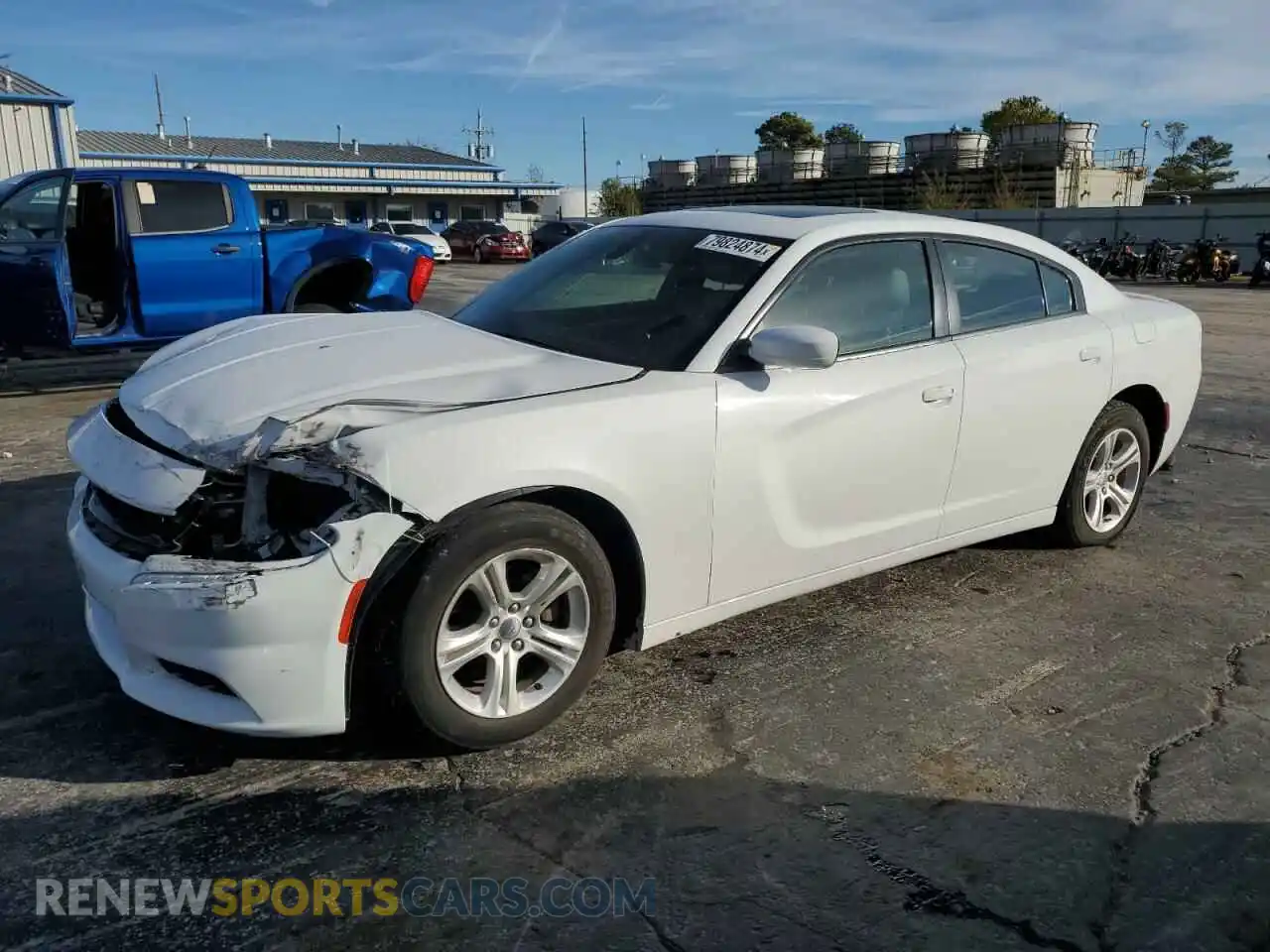 1 Photograph of a damaged car 2C3CDXBG2LH237226 DODGE CHARGER 2020