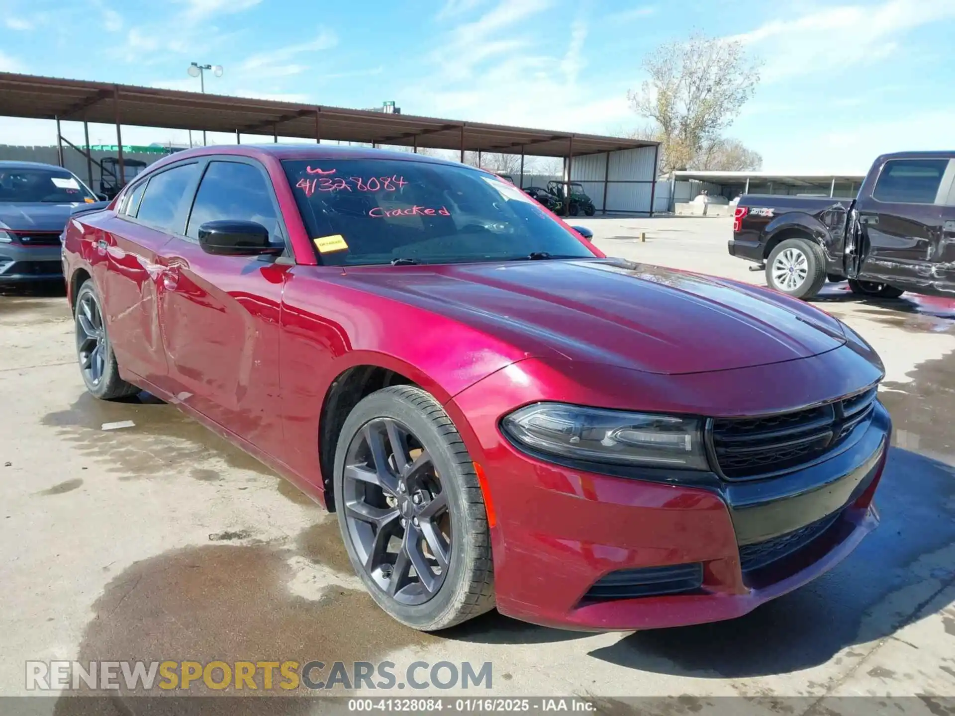 1 Photograph of a damaged car 2C3CDXBG3LH104815 DODGE CHARGER 2020