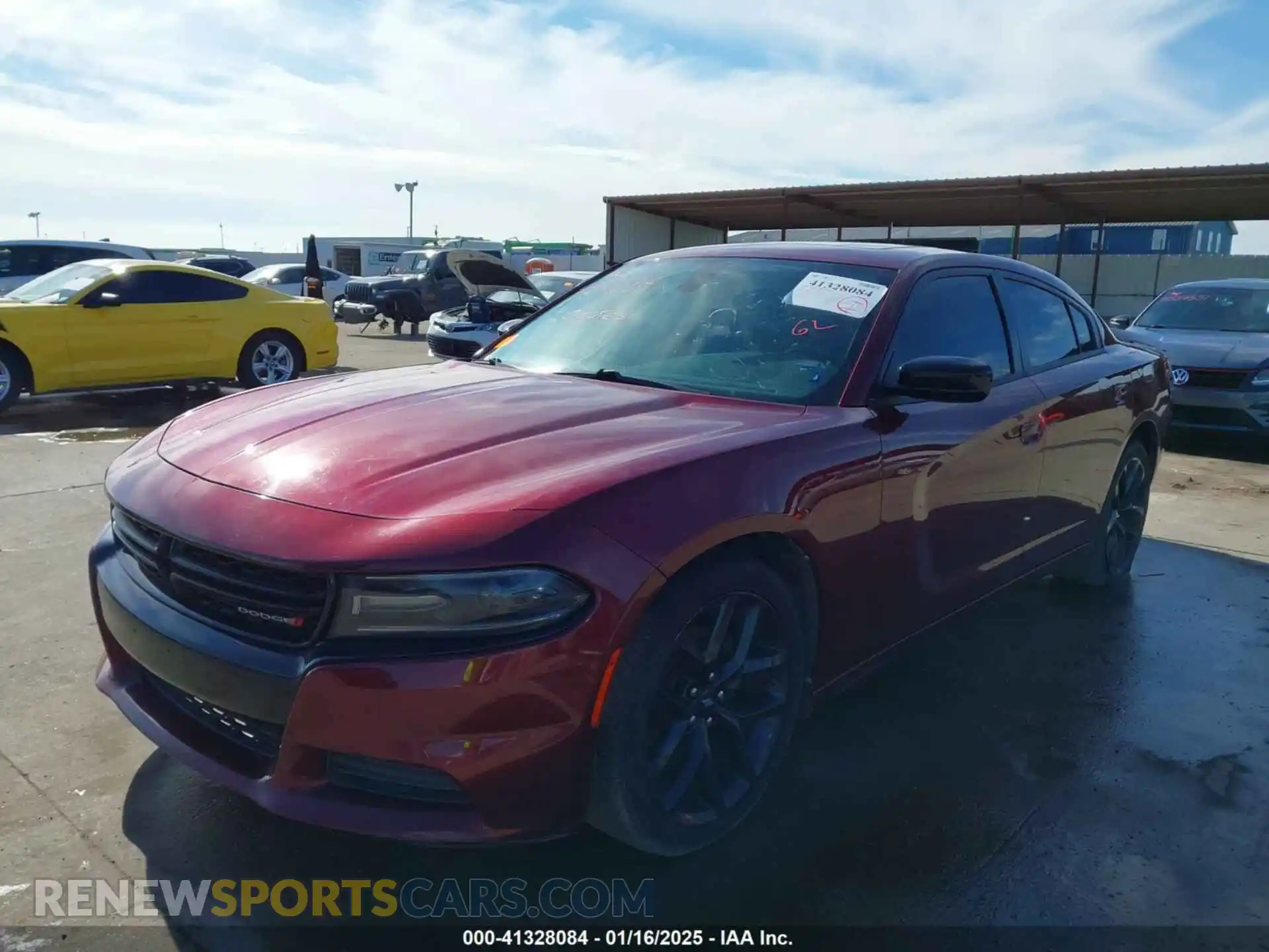 2 Photograph of a damaged car 2C3CDXBG3LH104815 DODGE CHARGER 2020
