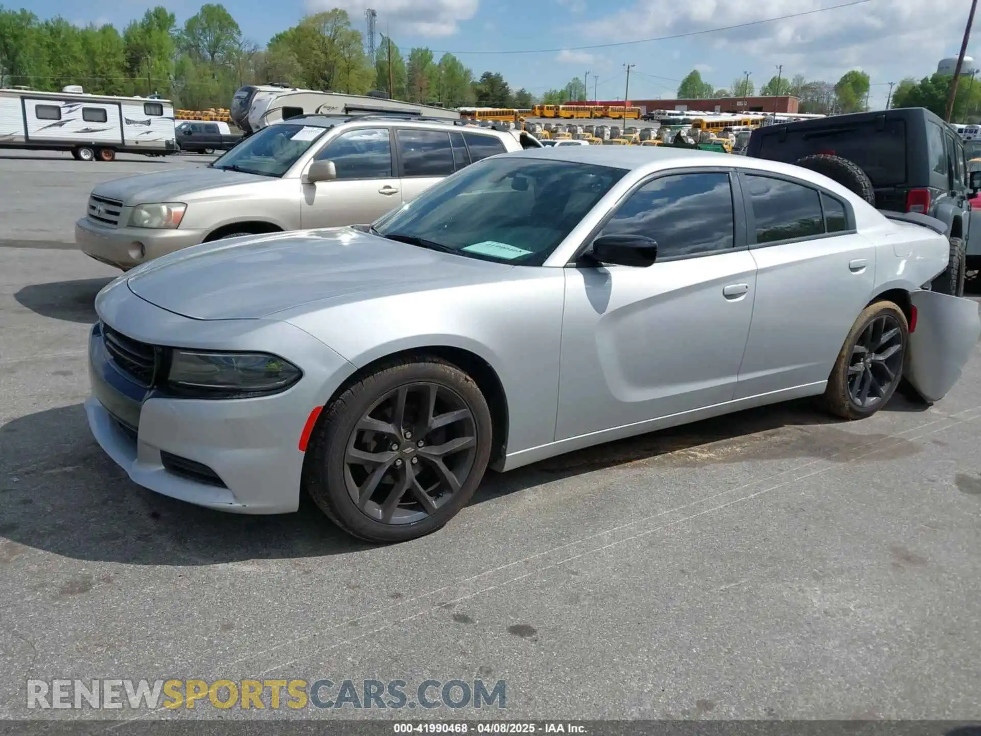 2 Photograph of a damaged car 2C3CDXBG3LH162505 DODGE CHARGER 2020