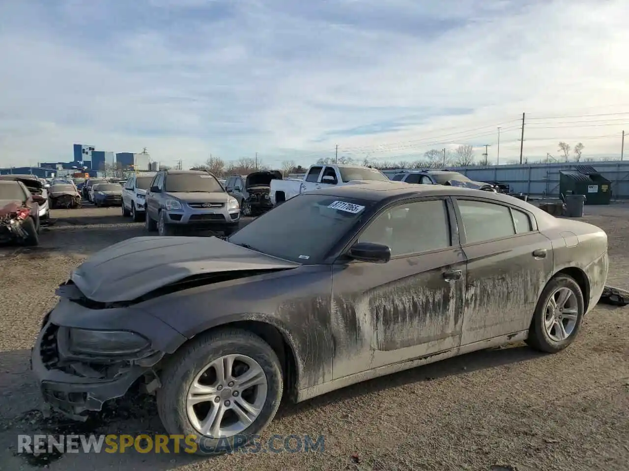 1 Photograph of a damaged car 2C3CDXBG4LH140349 DODGE CHARGER 2020