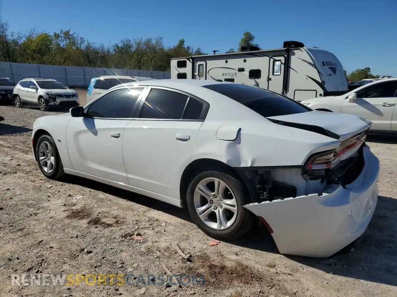 2 Photograph of a damaged car 2C3CDXBG5LH100765 DODGE CHARGER 2020