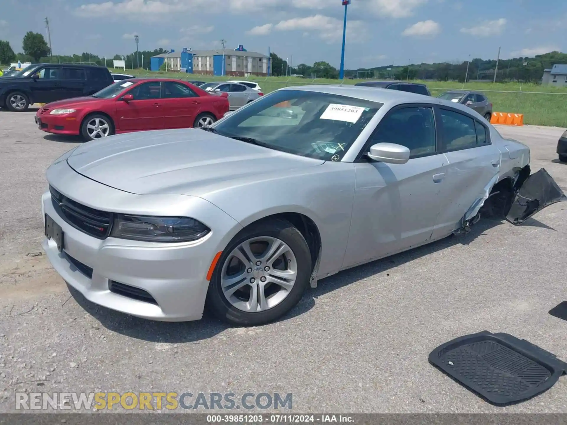 2 Photograph of a damaged car 2C3CDXBG5LH106923 DODGE CHARGER 2020