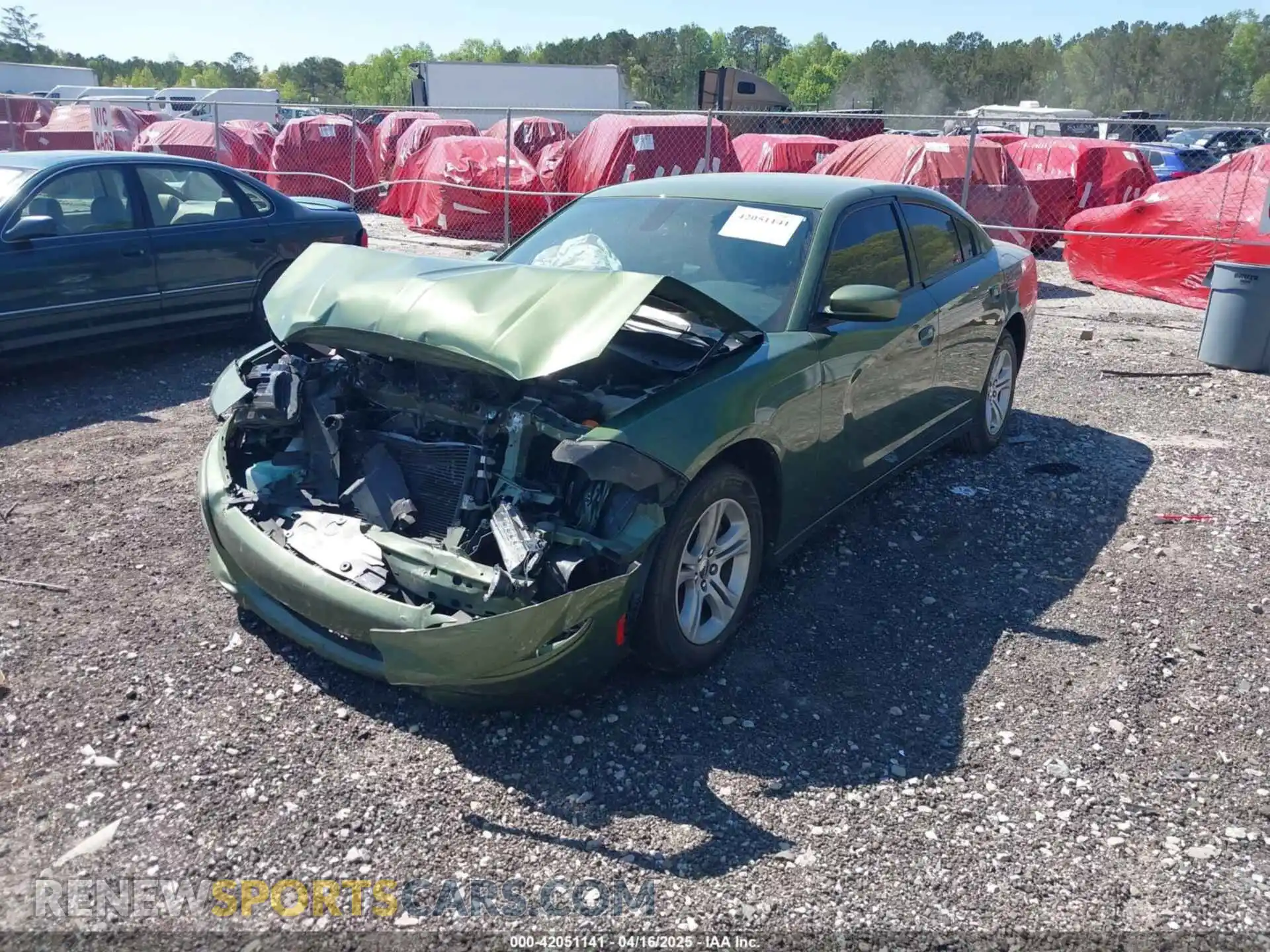 2 Photograph of a damaged car 2C3CDXBG5LH119560 DODGE CHARGER 2020