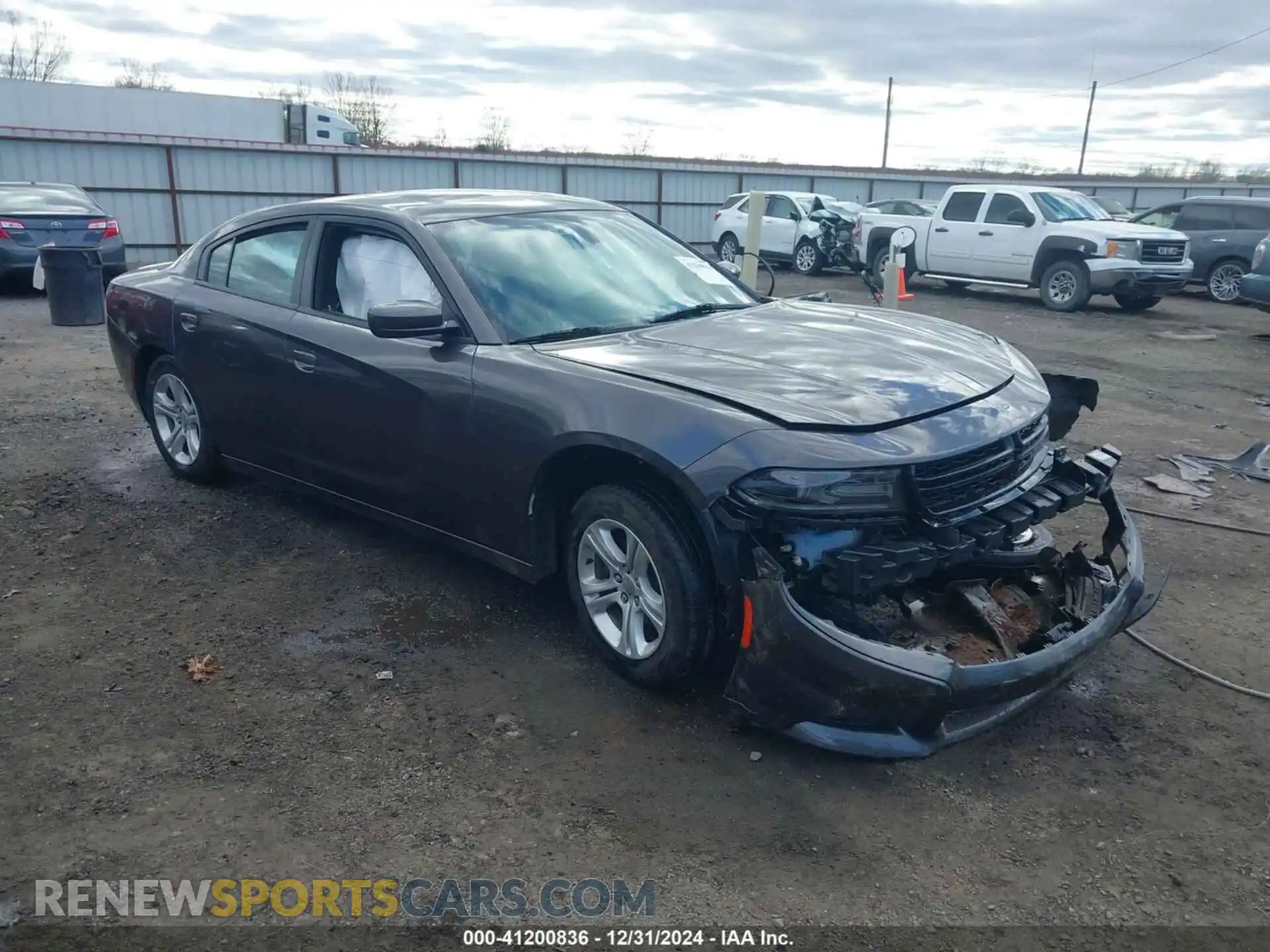 1 Photograph of a damaged car 2C3CDXBG5LH213941 DODGE CHARGER 2020