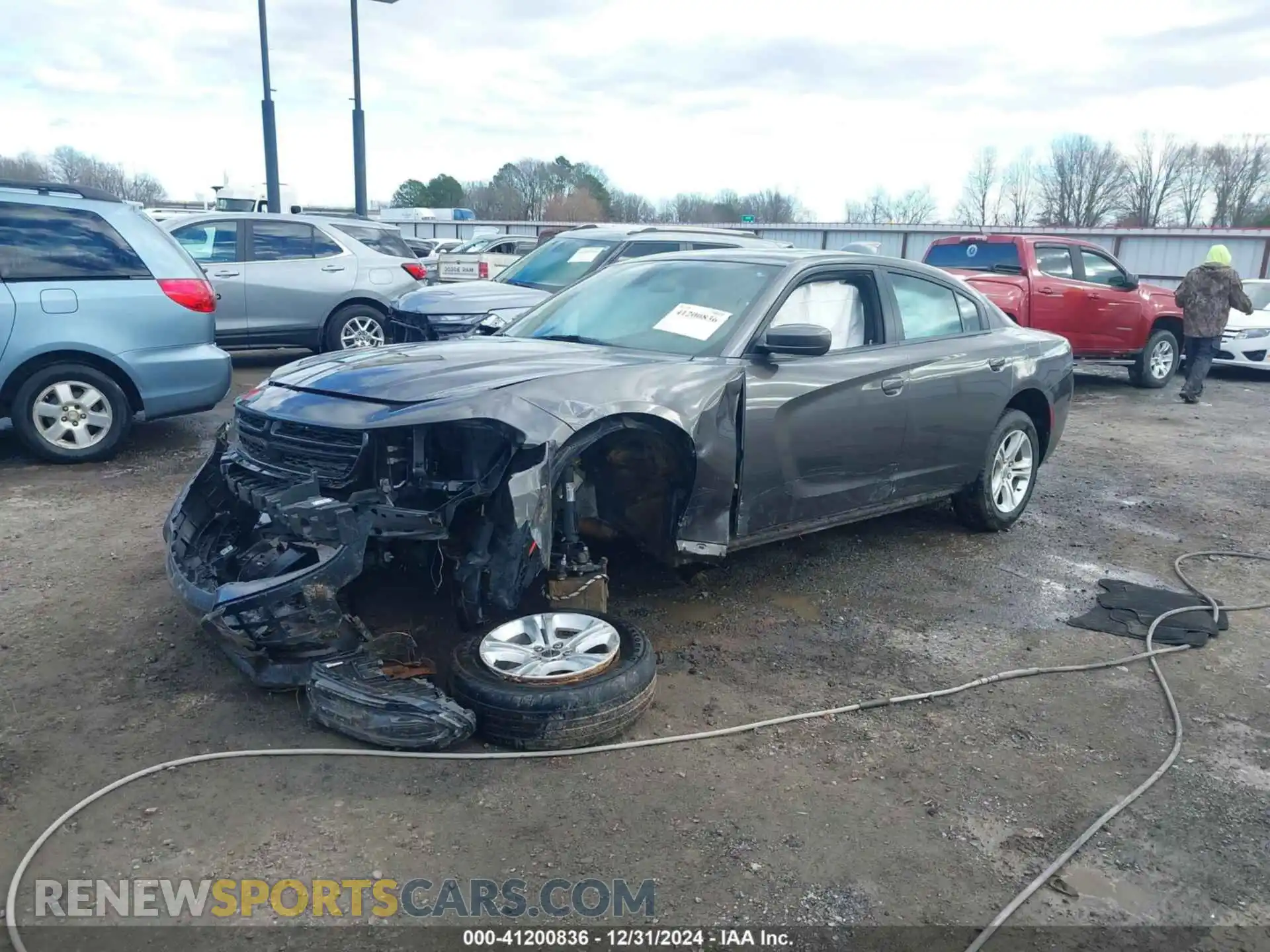 2 Photograph of a damaged car 2C3CDXBG5LH213941 DODGE CHARGER 2020