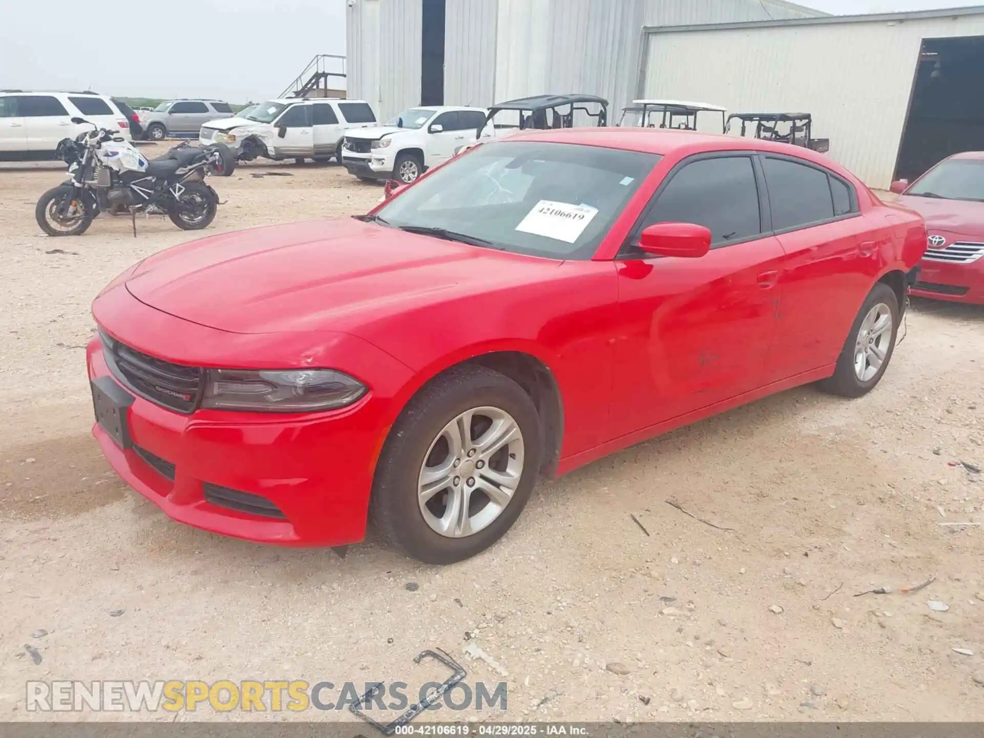 2 Photograph of a damaged car 2C3CDXBG5LH238953 DODGE CHARGER 2020