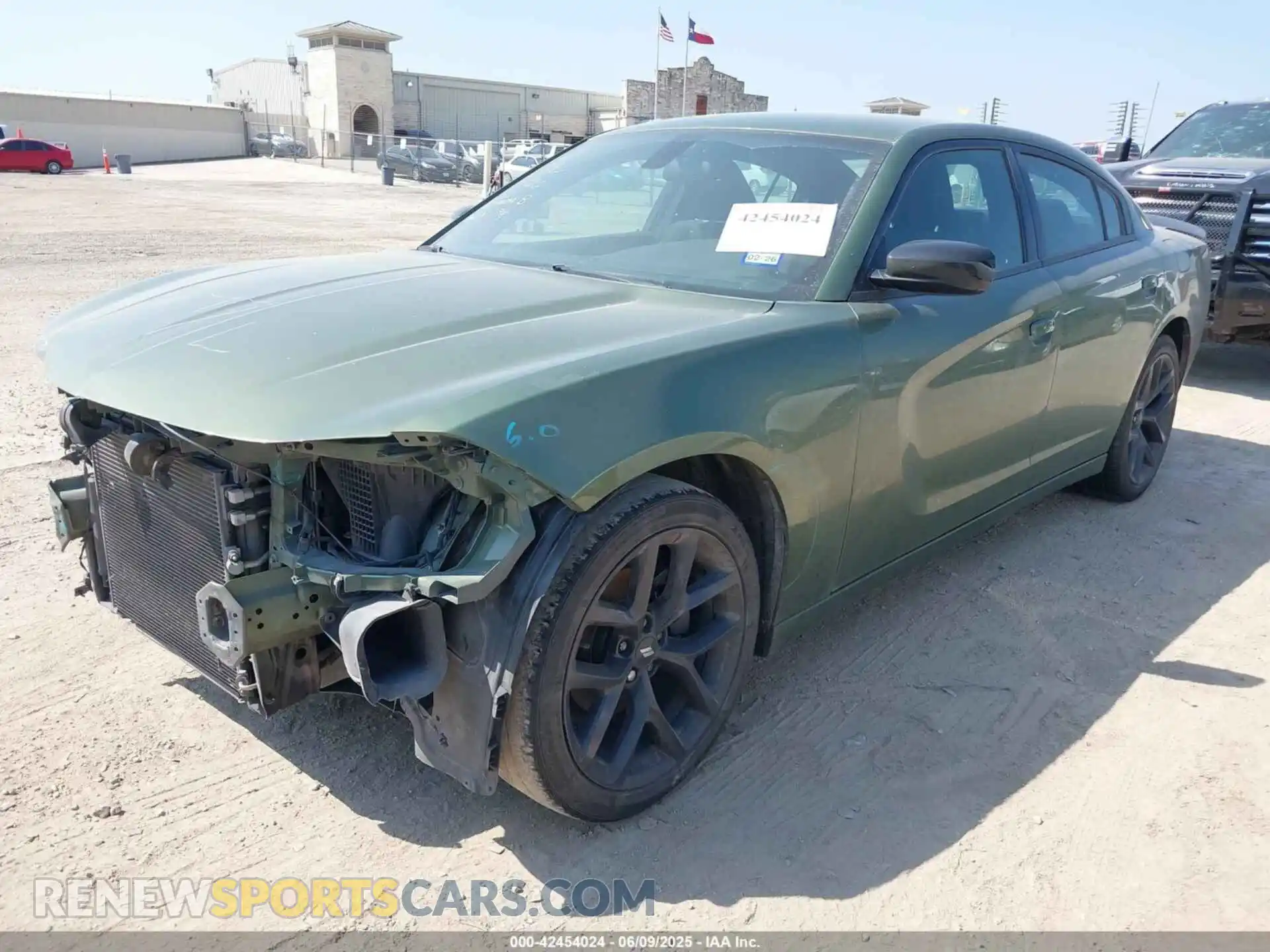 2 Photograph of a damaged car 2C3CDXBG6LH102301 DODGE CHARGER 2020