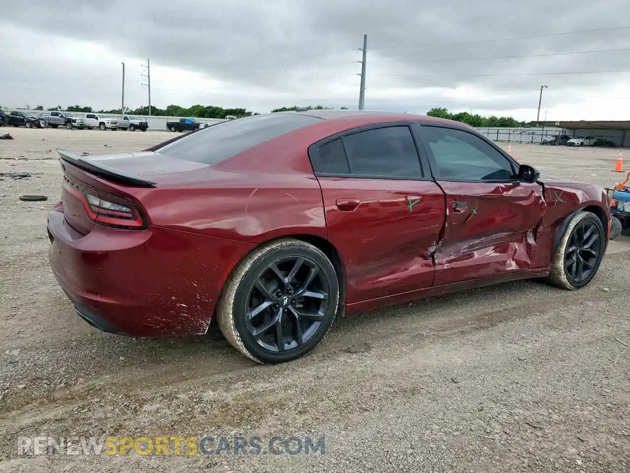 3 Photograph of a damaged car 2C3CDXBG7LH208188 DODGE CHARGER 2020