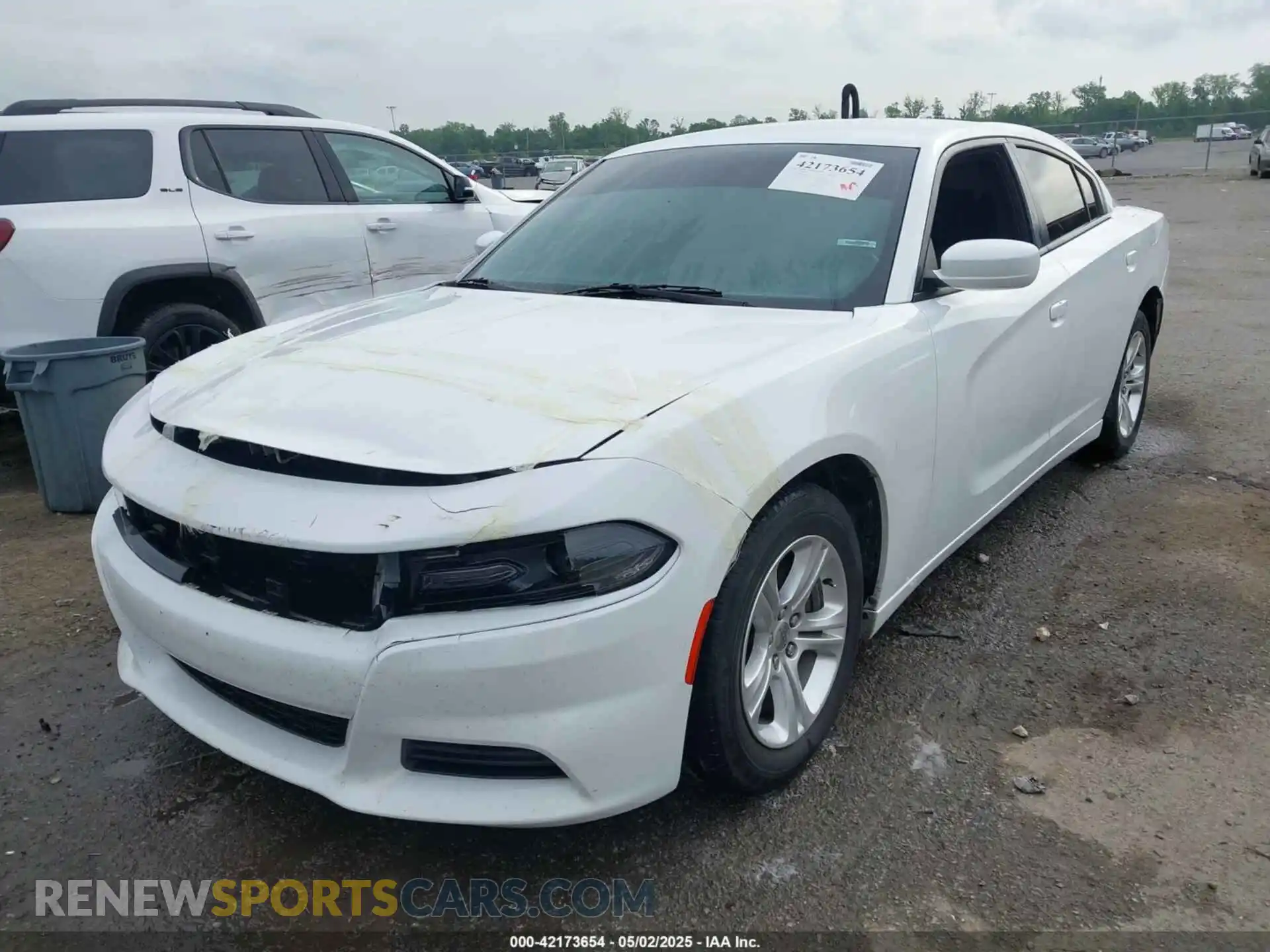 2 Photograph of a damaged car 2C3CDXBG8LH116619 DODGE CHARGER 2020