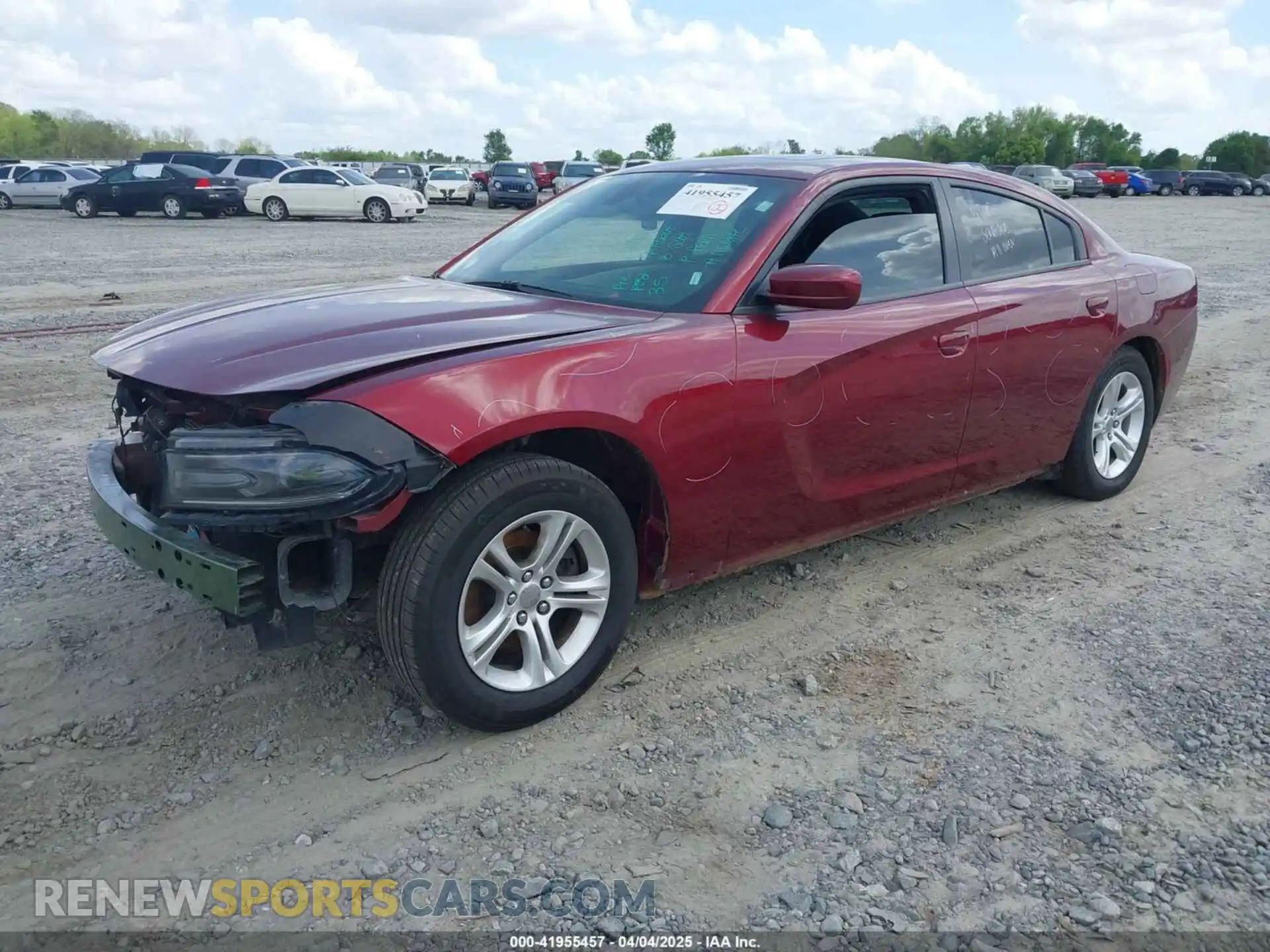 2 Photograph of a damaged car 2C3CDXBG8LH140242 DODGE CHARGER 2020