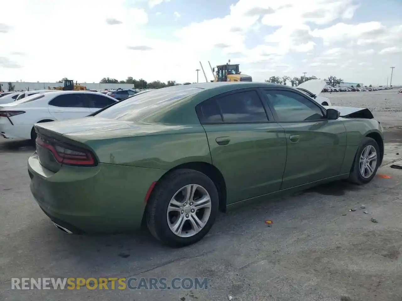 3 fotografías del automóvil dañado 2C3CDXBG8LH216087 DODGE CHARGER 2020