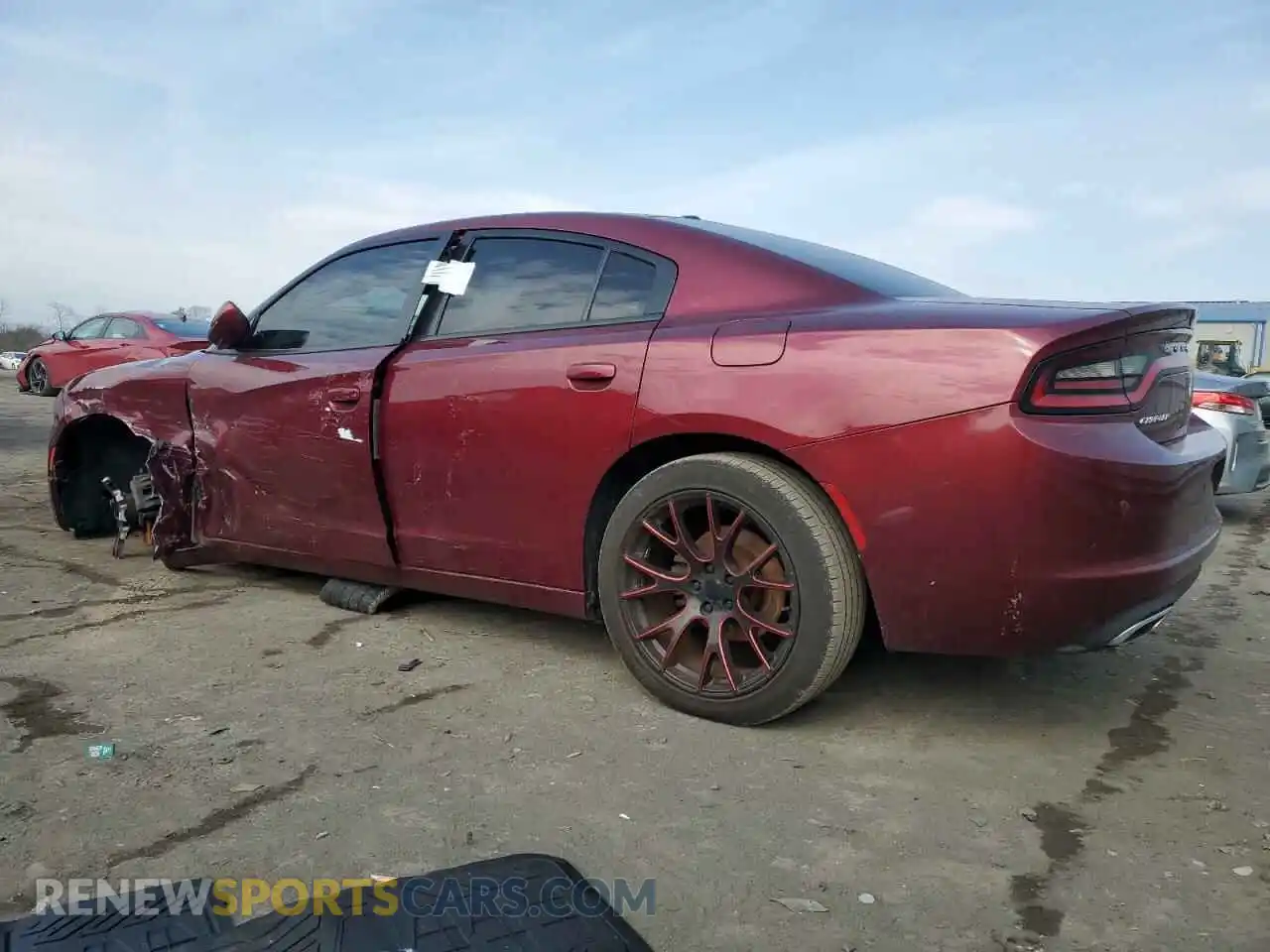 2 fotografías del automóvil dañado 2C3CDXBGXLH119201 DODGE CHARGER 2020