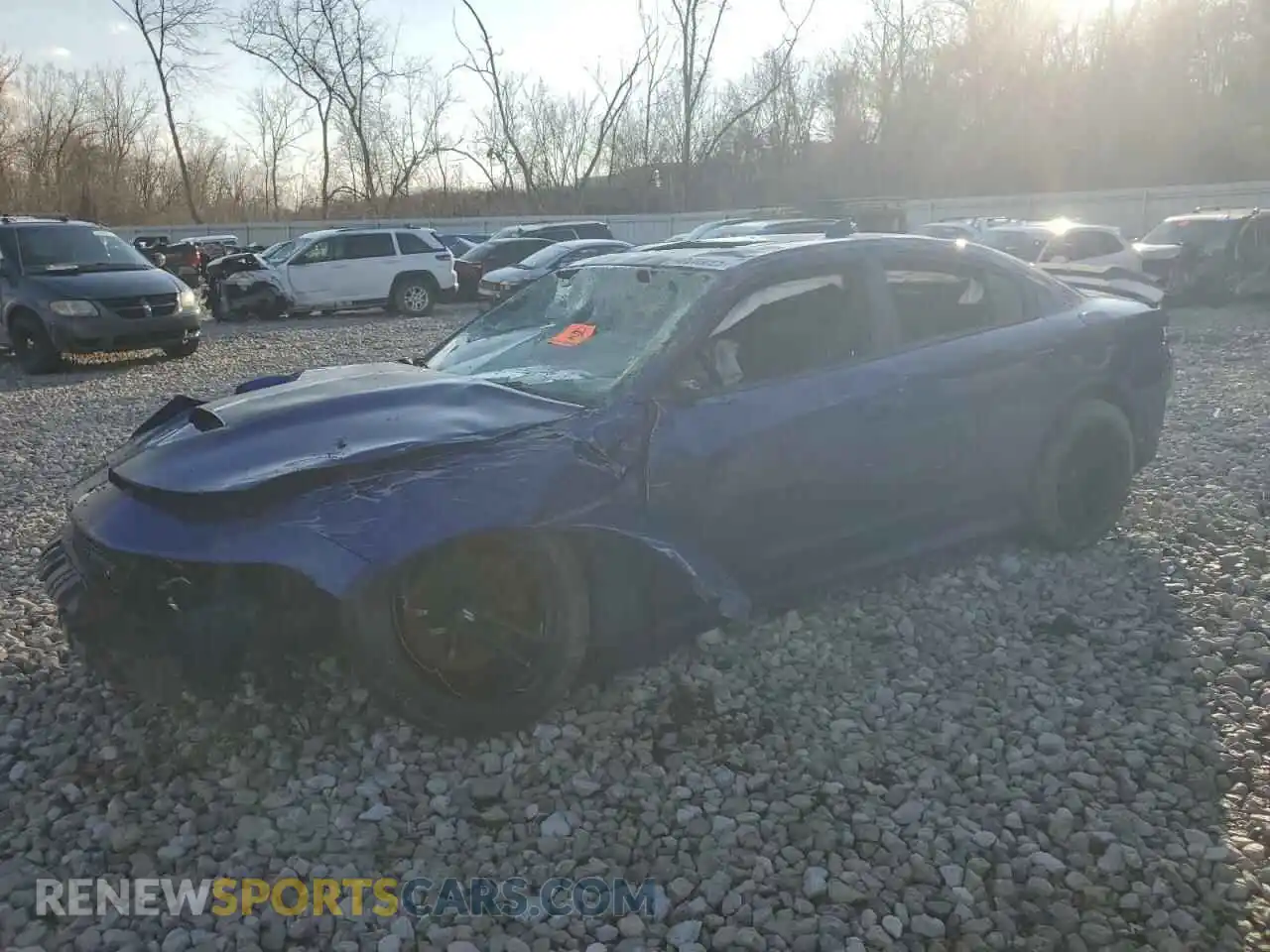 1 Photograph of a damaged car 2C3CDXCT1LH107577 DODGE CHARGER 2020