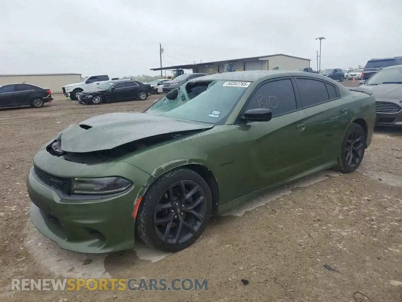 1 Photograph of a damaged car 2C3CDXCT1LH153734 DODGE CHARGER 2020