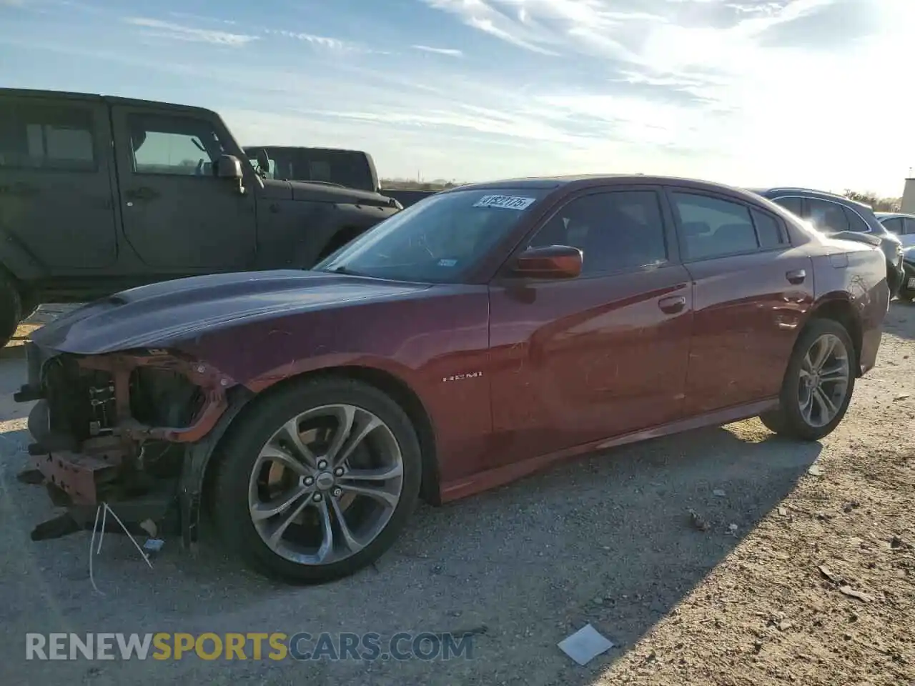 1 Photograph of a damaged car 2C3CDXCT2LH220261 DODGE CHARGER 2020