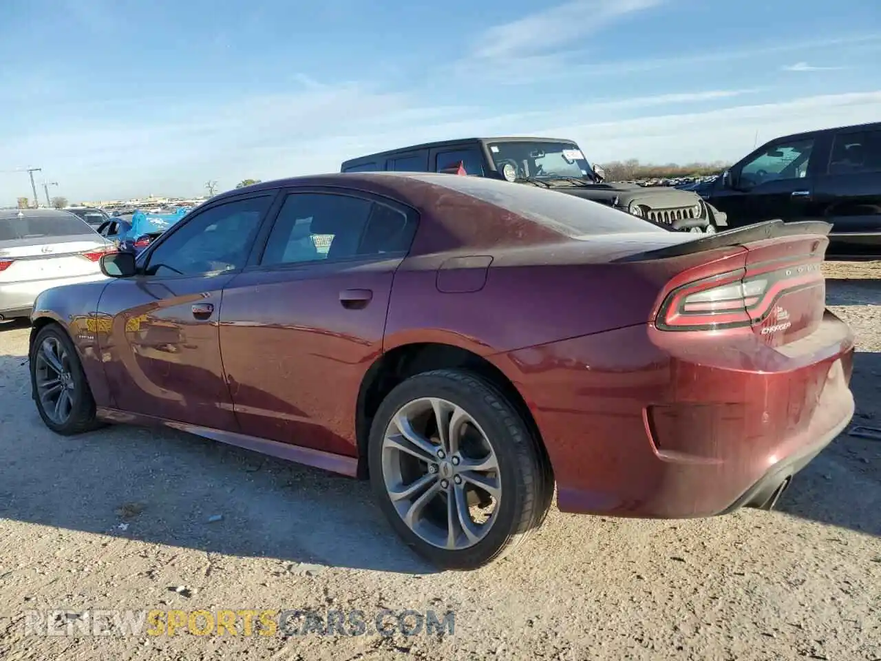 2 Photograph of a damaged car 2C3CDXCT2LH220261 DODGE CHARGER 2020