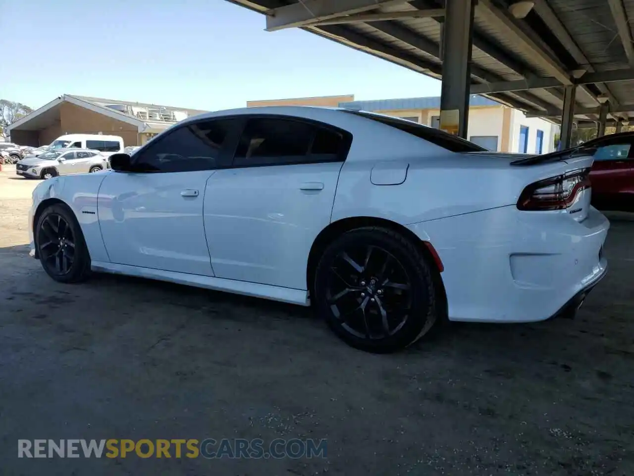 2 Photograph of a damaged car 2C3CDXCT3LH255374 DODGE CHARGER 2020