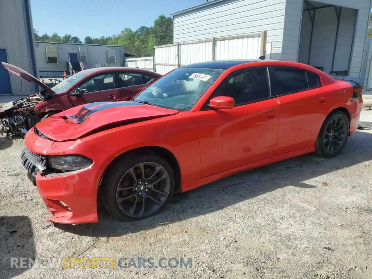 1 Photograph of a damaged car 2C3CDXCT5LH160007 DODGE CHARGER 2020