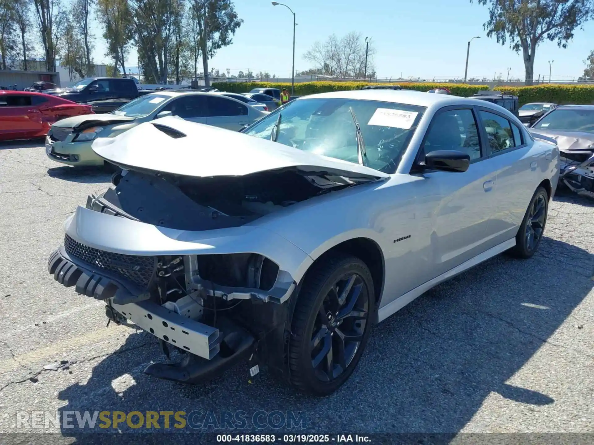 2 Photograph of a damaged car 2C3CDXCTXLH107822 DODGE CHARGER 2020