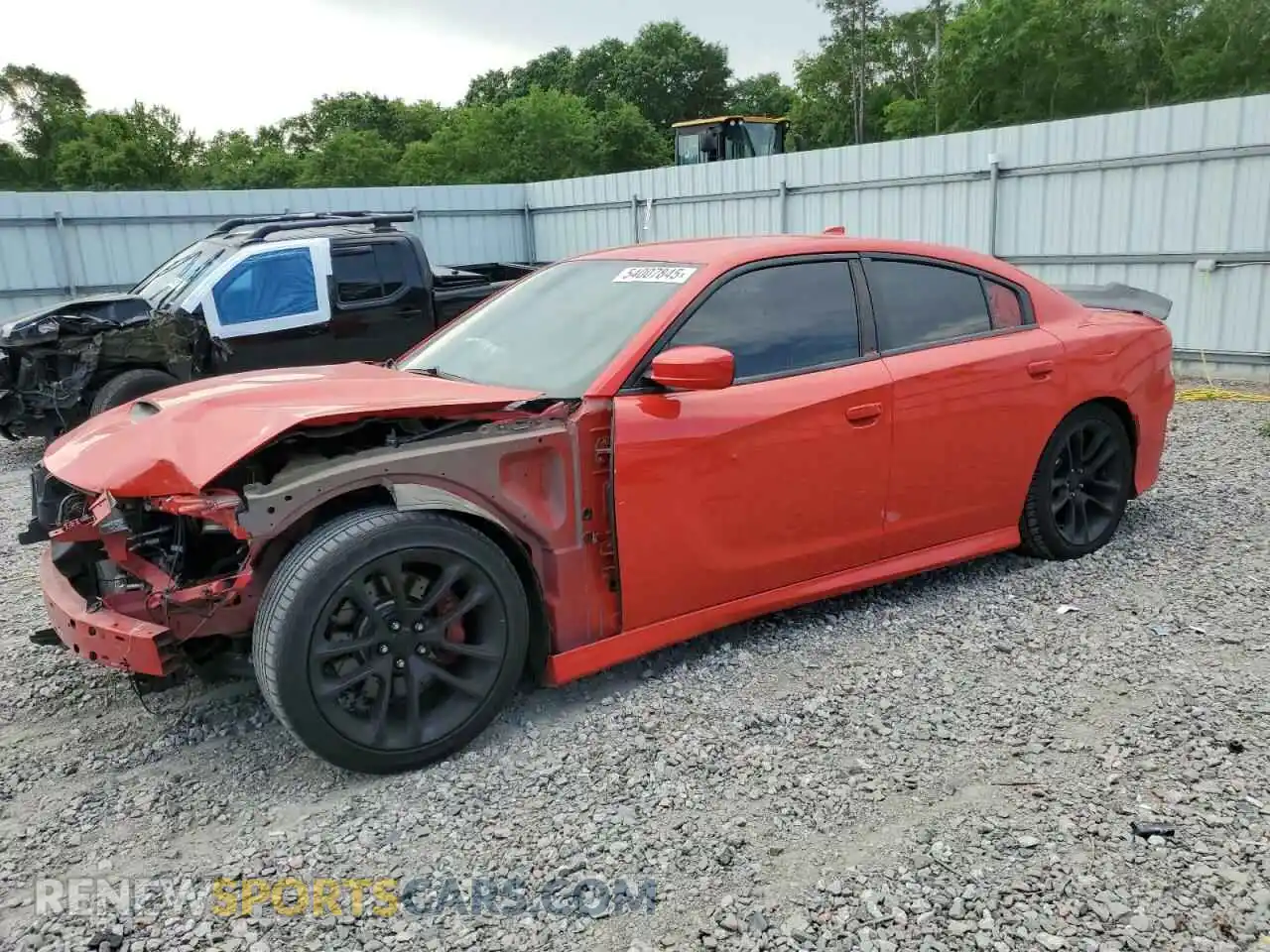 1 Photograph of a damaged car 2C3CDXGJ0LH121673 DODGE CHARGER 2020