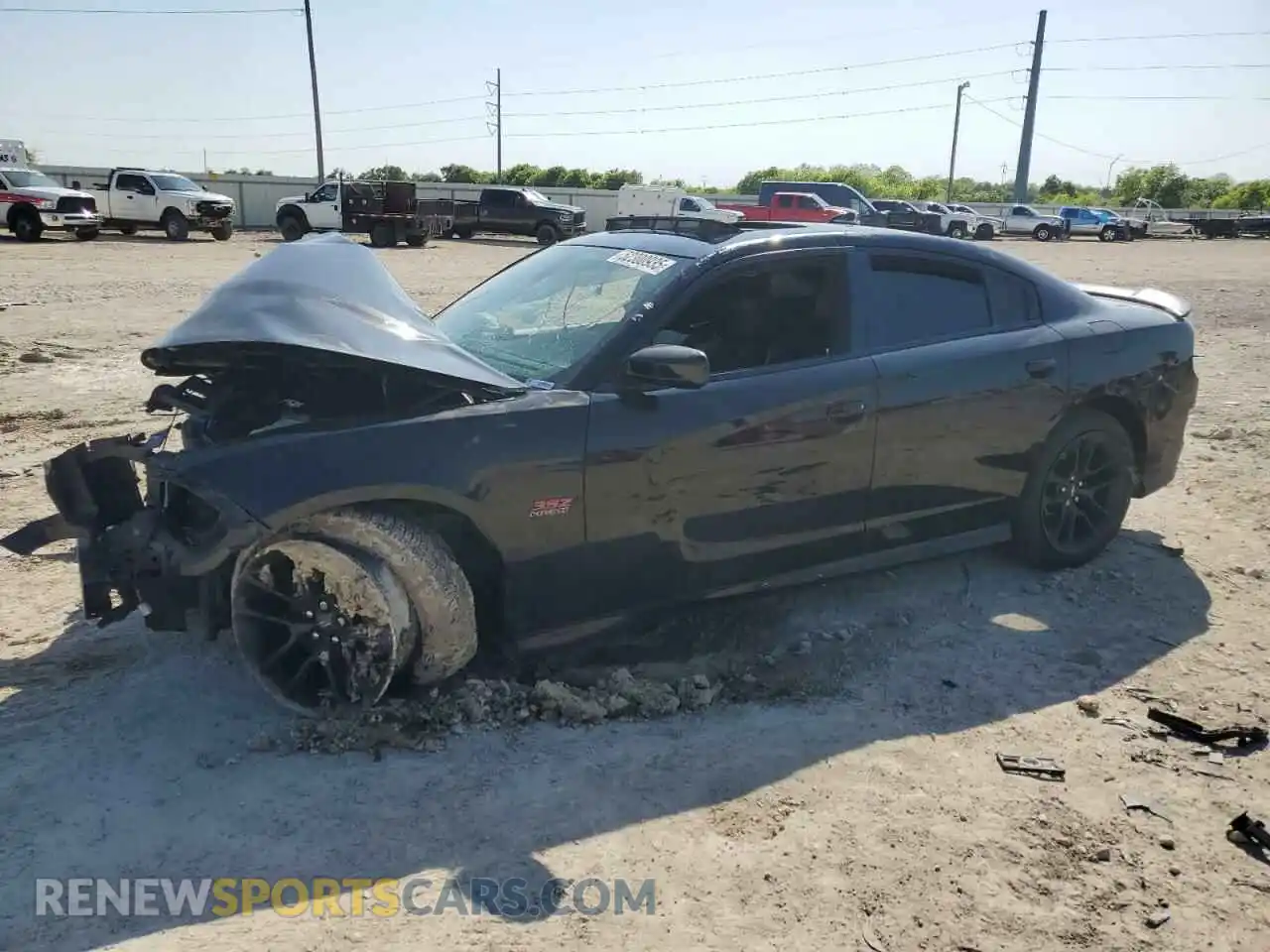 1 Photograph of a damaged car 2C3CDXGJ0LH184000 DODGE CHARGER 2020