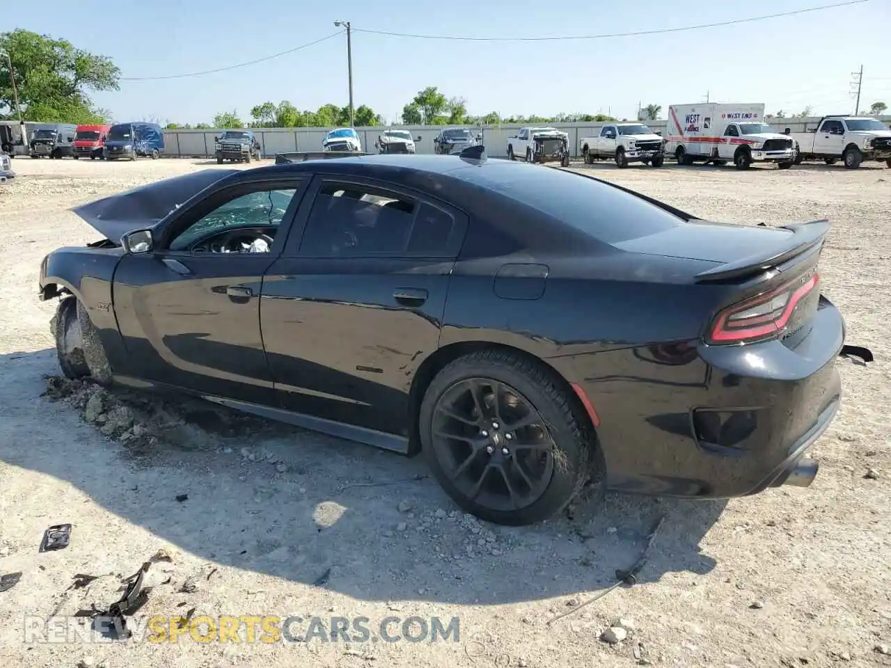 2 Photograph of a damaged car 2C3CDXGJ0LH184000 DODGE CHARGER 2020