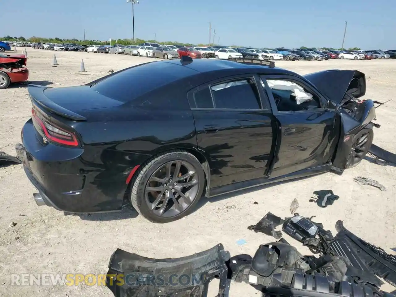 3 Photograph of a damaged car 2C3CDXGJ0LH184000 DODGE CHARGER 2020