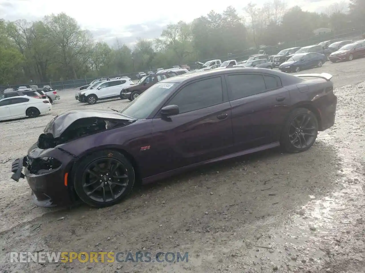 1 Photograph of a damaged car 2C3CDXGJ1LH185897 DODGE CHARGER 2020