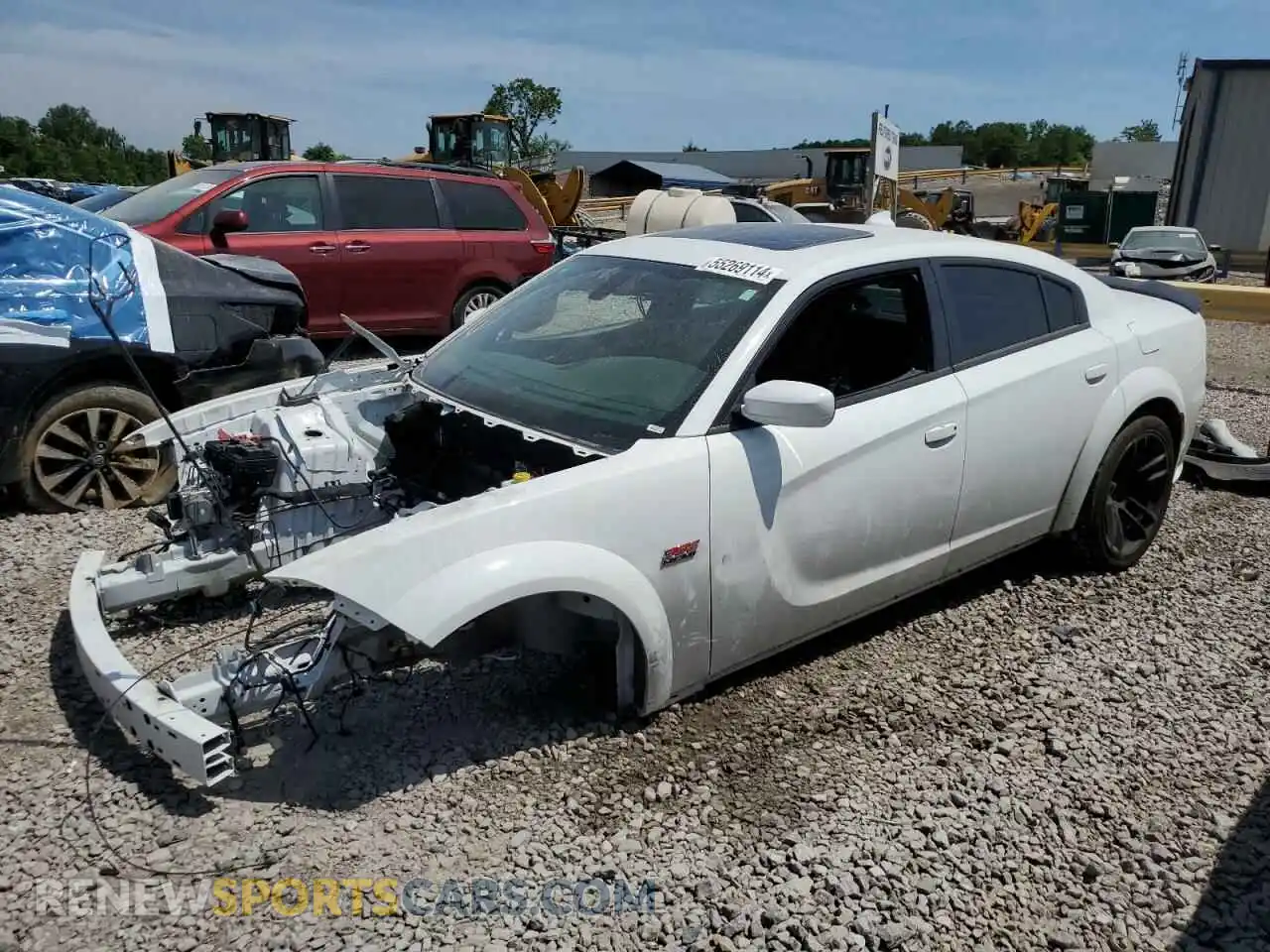 1 Photograph of a damaged car 2C3CDXGJ2LH204425 DODGE CHARGER 2020