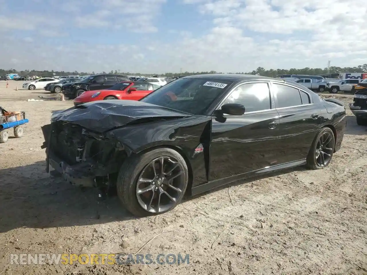 1 Photograph of a damaged car 2C3CDXGJ2LH254791 DODGE CHARGER 2020
