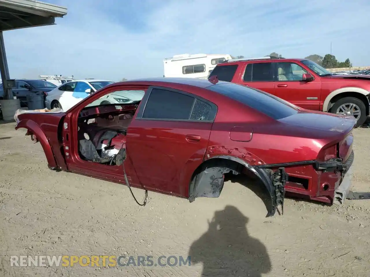 2 Photograph of a damaged car 2C3CDXGJ3LH197081 DODGE CHARGER 2020