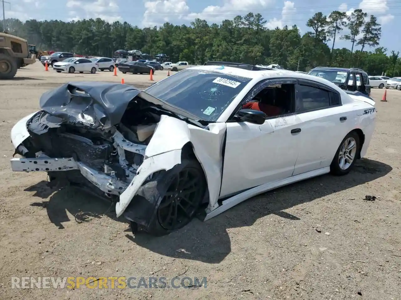 1 Photograph of a damaged car 2C3CDXGJ4LH109722 DODGE CHARGER 2020