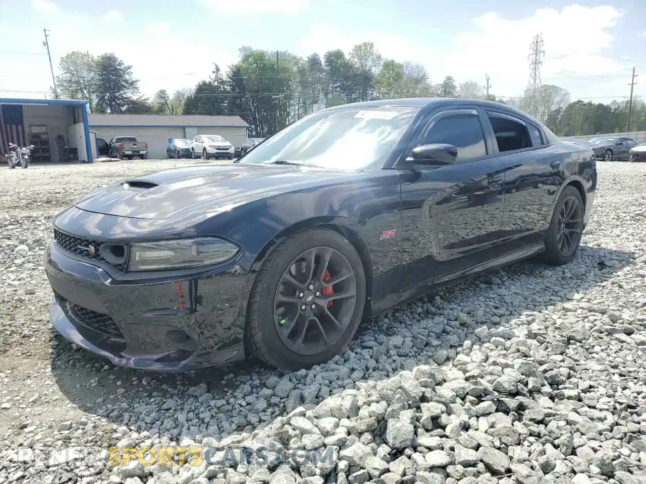 1 Photograph of a damaged car 2C3CDXGJ5LH136184 DODGE CHARGER 2020