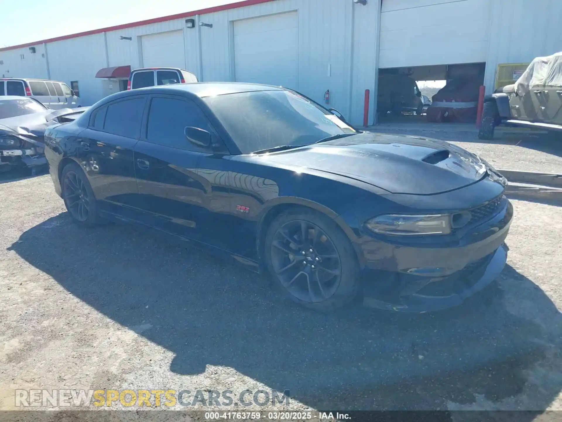 1 Photograph of a damaged car 2C3CDXGJ5LH162266 DODGE CHARGER 2020