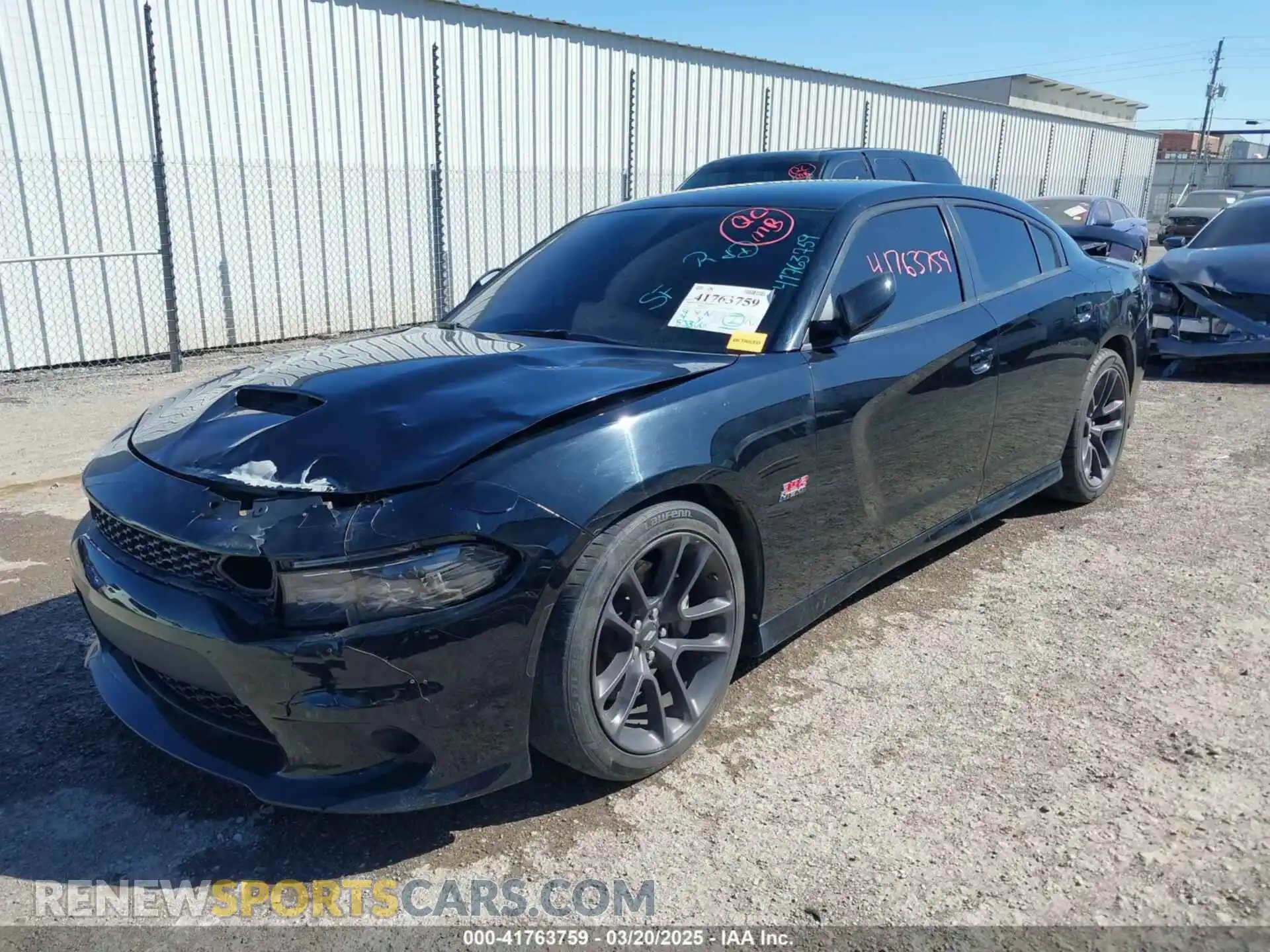 2 Photograph of a damaged car 2C3CDXGJ5LH162266 DODGE CHARGER 2020